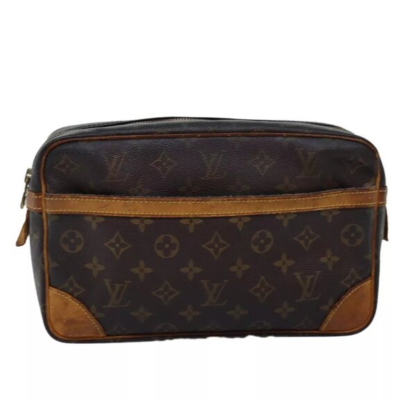 LOUIS VUITTON Monogram Compiegne 28 Clutch Bag - Picture 2 of 15